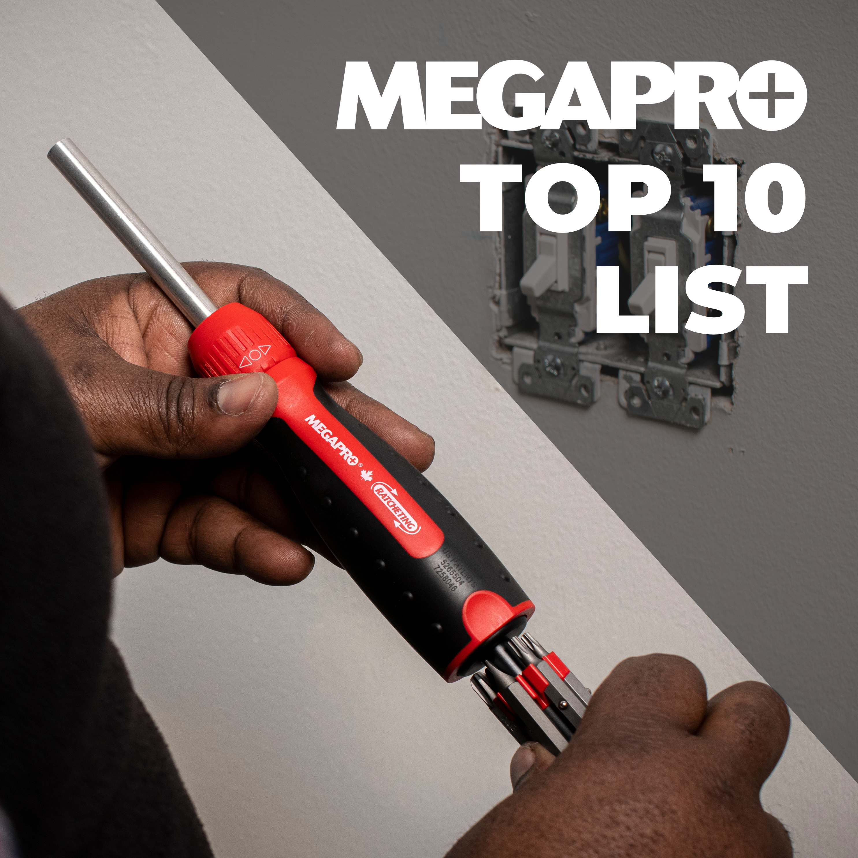 The Top 10 Lists That Know MEGAPRO is the Best Screwdriver to Have at Every Job Site and in Every Home